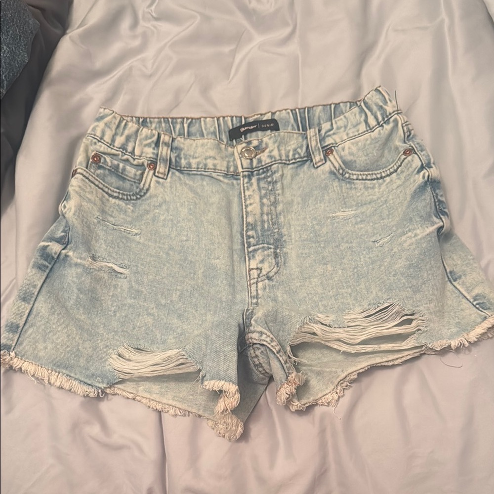 Bluenotes Light Wash Distressed Jean Shorts